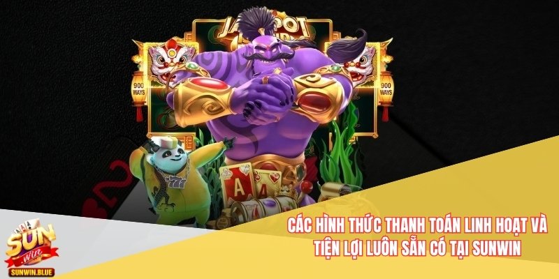 Các hình thức thanh toán linh hoạt và tiện lợi luôn sẵn có tại Sunwin